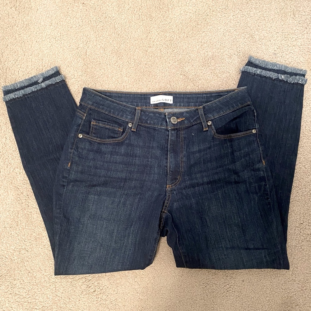 Loft Fringe Jeans